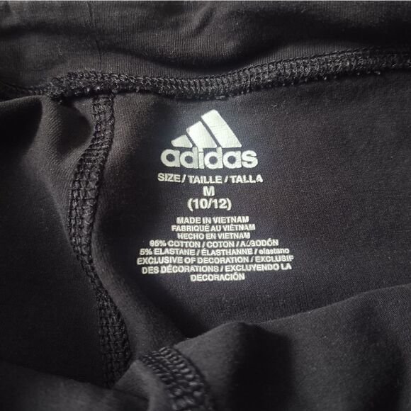 Adidas Athletic Girls Tights Black/Pink Size Small PRE-OWNED - Picture 5 of 5